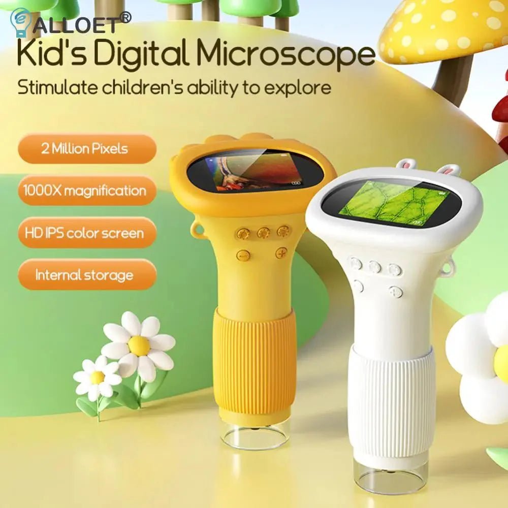 1000X Handheld Digital Microscope 2 Inch IPS Screen For Kids - Damsona