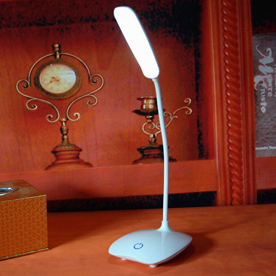Foldable LED Desk Lamp with Touch Control, Adjustable Brightness, Rechar... — Gift Idea