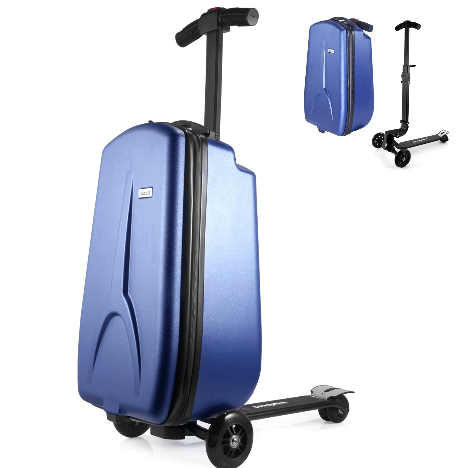 Scooter Suitcase - Best Rolling Detachable Luggage with Built - in Skateboard for Travel - GiftWave.co