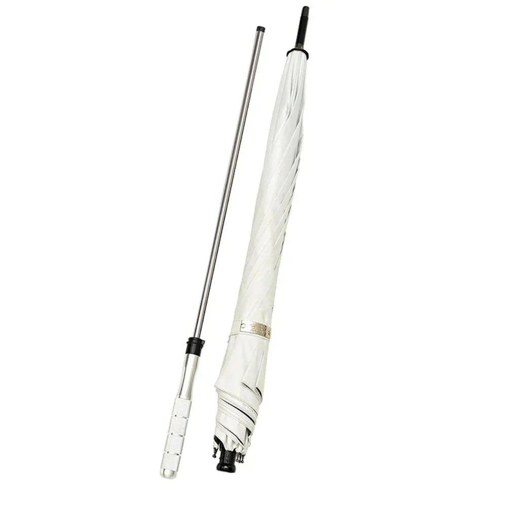 2-in-1 Foldable Walking Stick & UV Protection Umbrella – Windproof Light... — View 5