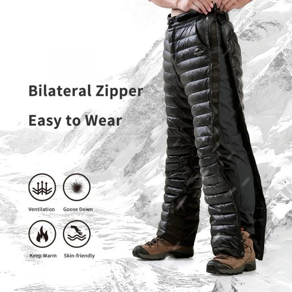 Ultra - Light Thermal Goose Down Pants | Professional Winter Camping & Hiking Trousers - GiftWave.co