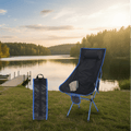 Portable Compact Folding Camping Chair – Ultralight Telescoping Seat with Carry Bag 300 Lb Cap - GiftWave.co