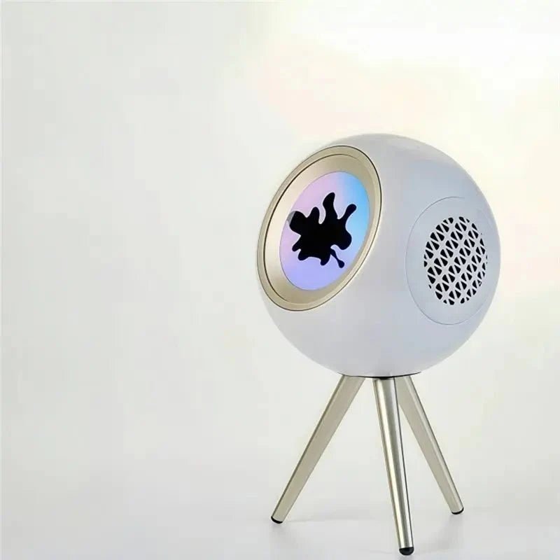 30W Bluetooth Speaker with Ferrofluid Music Rhythm Light, Magnetic Fluid Visual Display Lamp, Wireless Bass Speaker for Home & Desk Decor Gift - Damsona