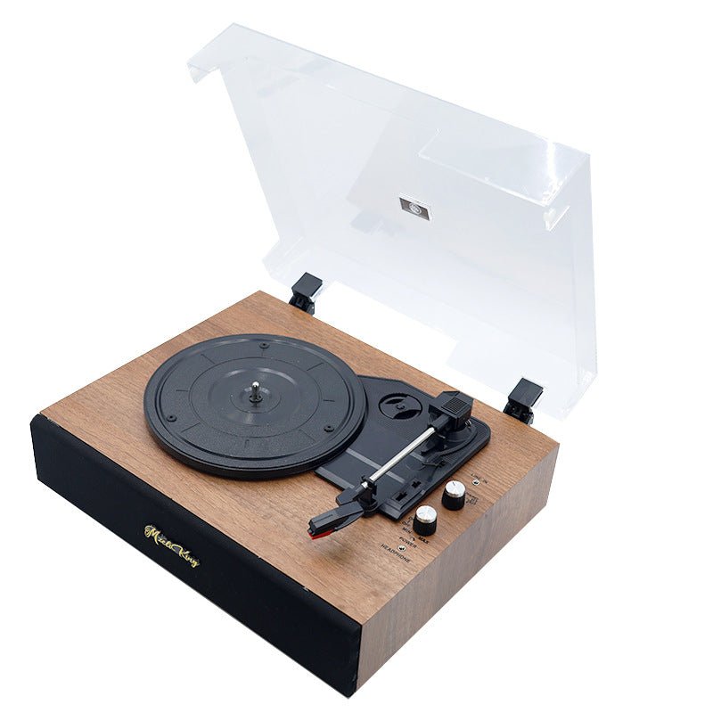 Retro Vinyl Record Player Bluetooth Speaker Cabinet Vintage Style Home Decor - GiftWave.co