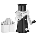 5-in-1 Professional Rotary Grater | Multi-Functional Kitchen Mandoline & Chopper (JT247) - Damsona