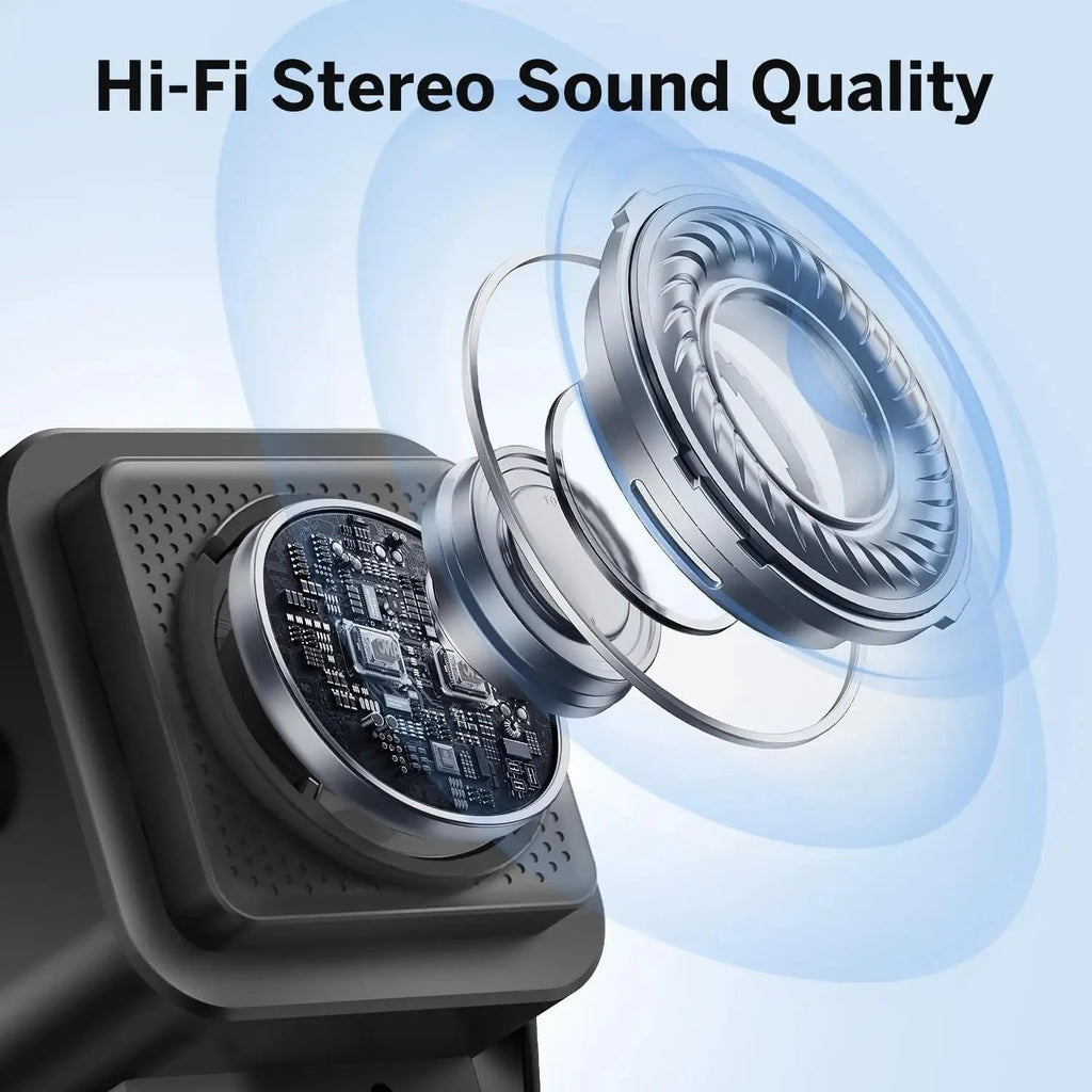 5-in-1 Wireless Bluetooth Speaker Phone Stand RGB Light Auto Induction Charger Portable Surround Sound - Damsona