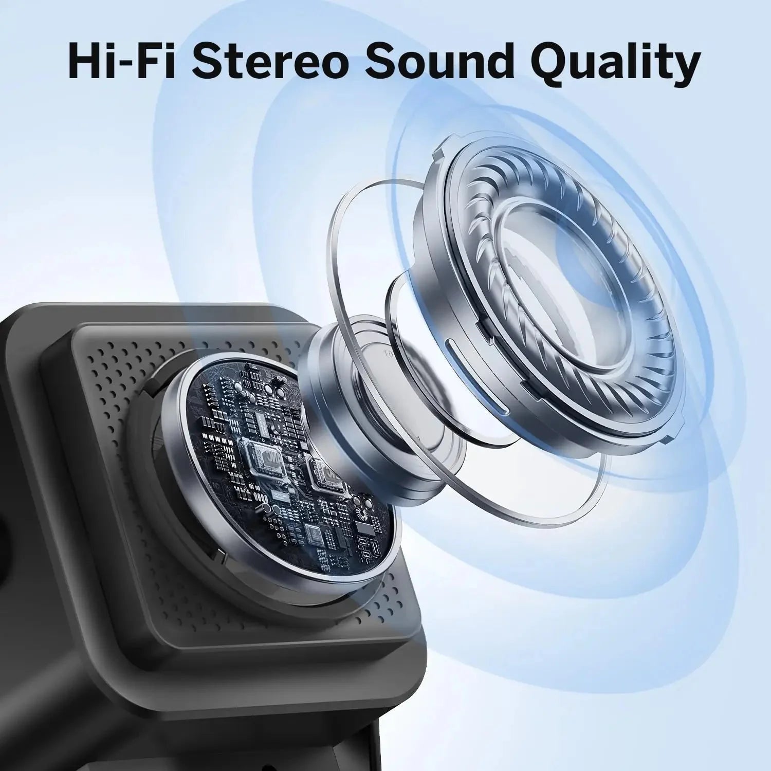 5-in-1 Wireless Bluetooth Speaker Phone Stand RGB Light Auto Induction Charger Portable Surround Sound - Damsona