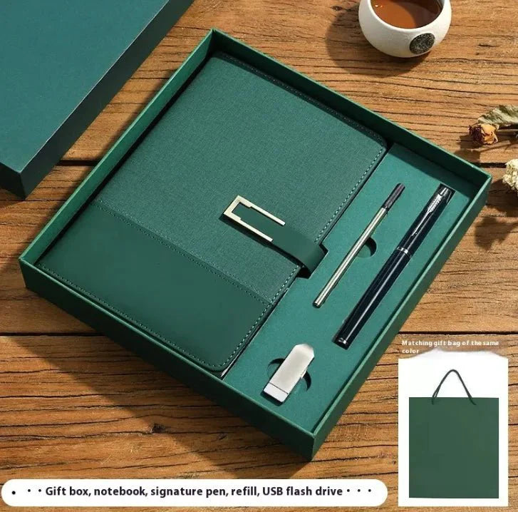 Business Thickening Notebook Soft Leather High-grade Gift Set — View 21