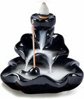 Ceramic backflow incense burner