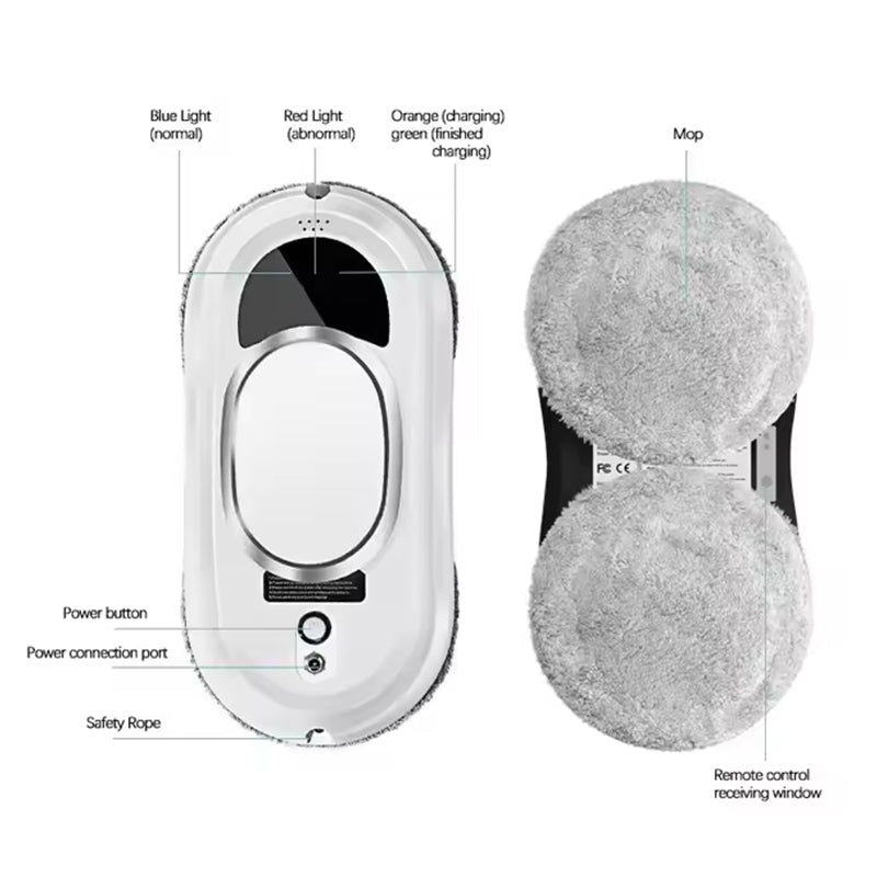 CleanSweep Smart Window Remote Control Cleaning Robot - Best Auto Glass ... — View 4