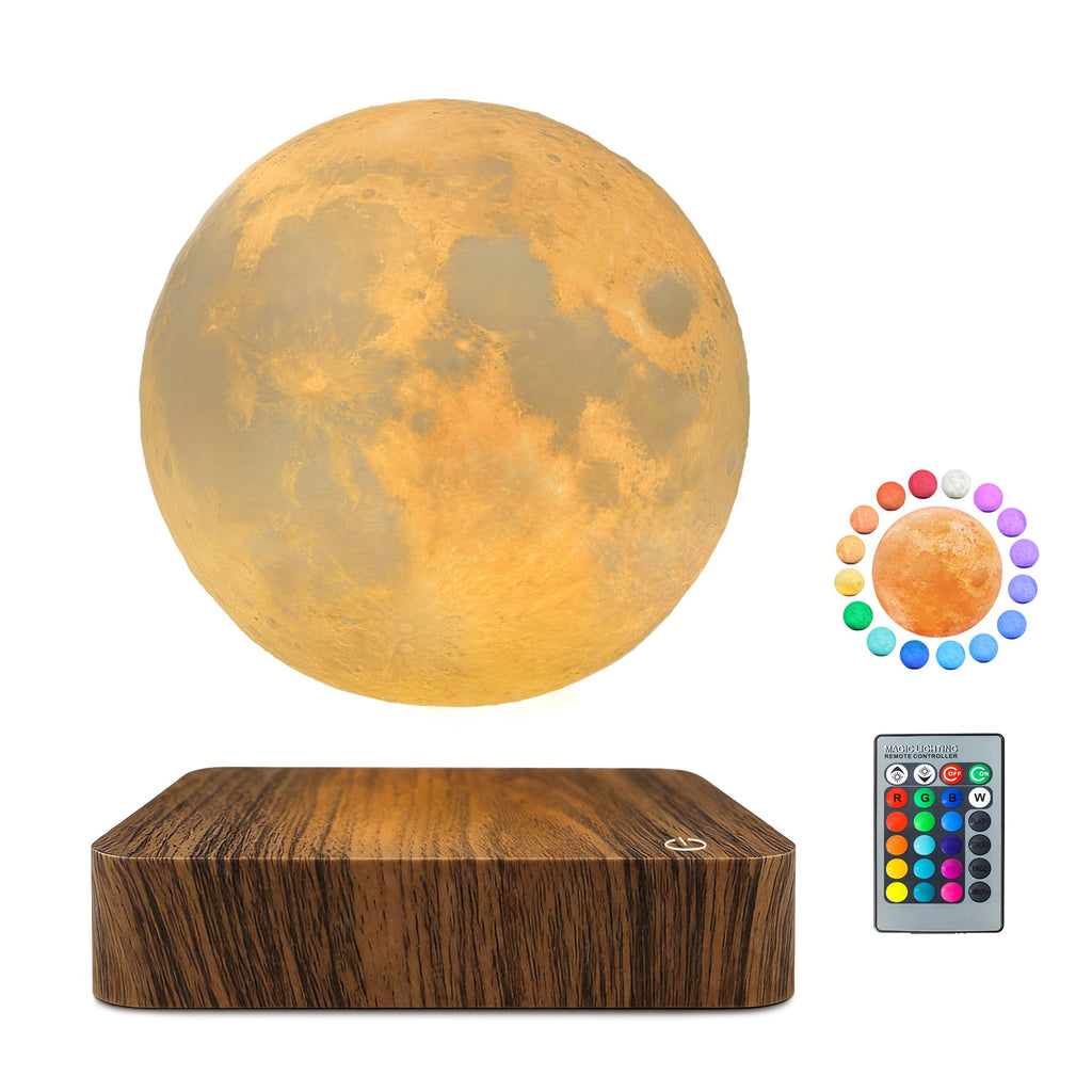 Magnetic floating moon lamp 16 colour modes