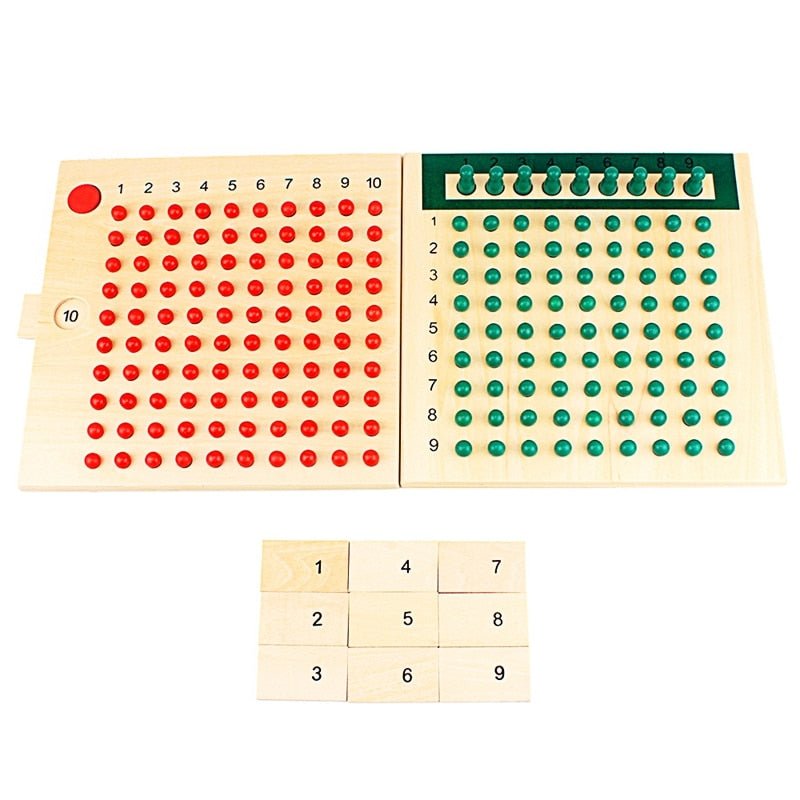 Wooden Montessori Multiplication Boards - GiftWave.co