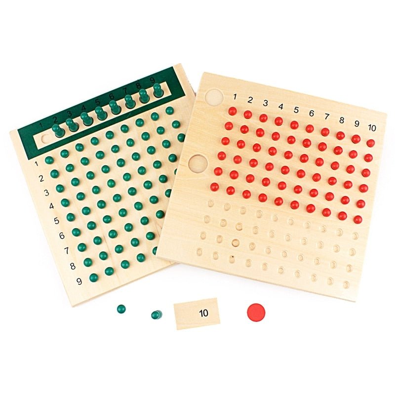 Wooden Montessori Multiplication Boards - GiftWave.co
