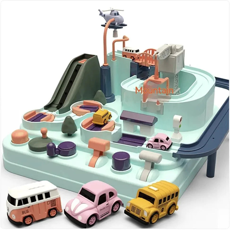 Children's Adventure Train Set Toy for Car Entrance — View 15