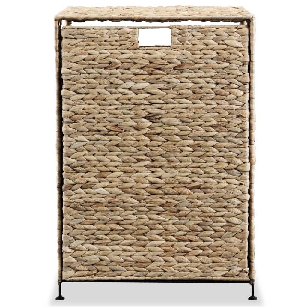 vidaXL Laundry Basket 17.3"x13.4"x25.2" Water Hyacinth - GiftWave.co