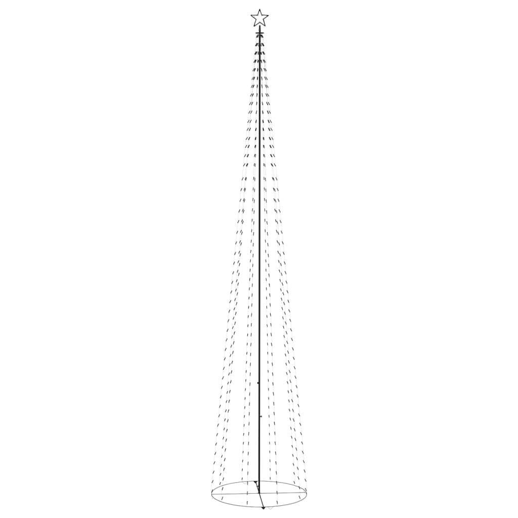 vidaXL Christmas Cone Tree Decoration Artificial Christmas Tree with LEDs - GiftWave.co