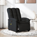 vidaXL Electric Massage Recliner Chair Black Fabric - GiftWave.co