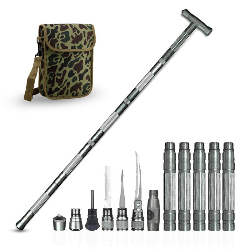 Multifunctional Survival Hiking Pole | The All - in - One Trail Companion - GiftWave.co