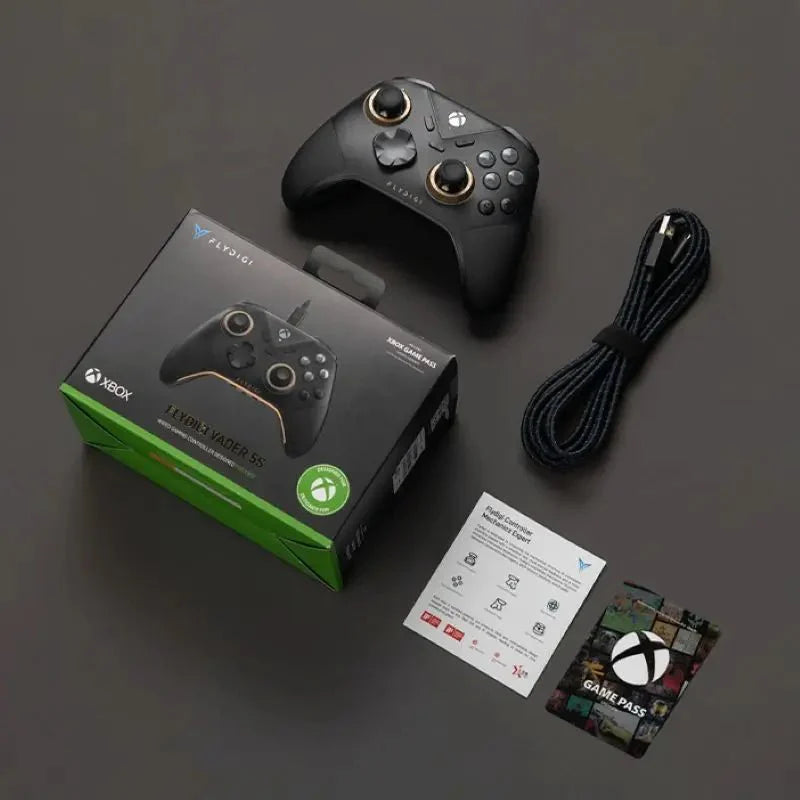 Vader 5S Wired Gaming Controller – Xbox & PC, Flight Joystick, RGB Lighting, Programmable Buttons, Adj. Triggers - GiftWave.co