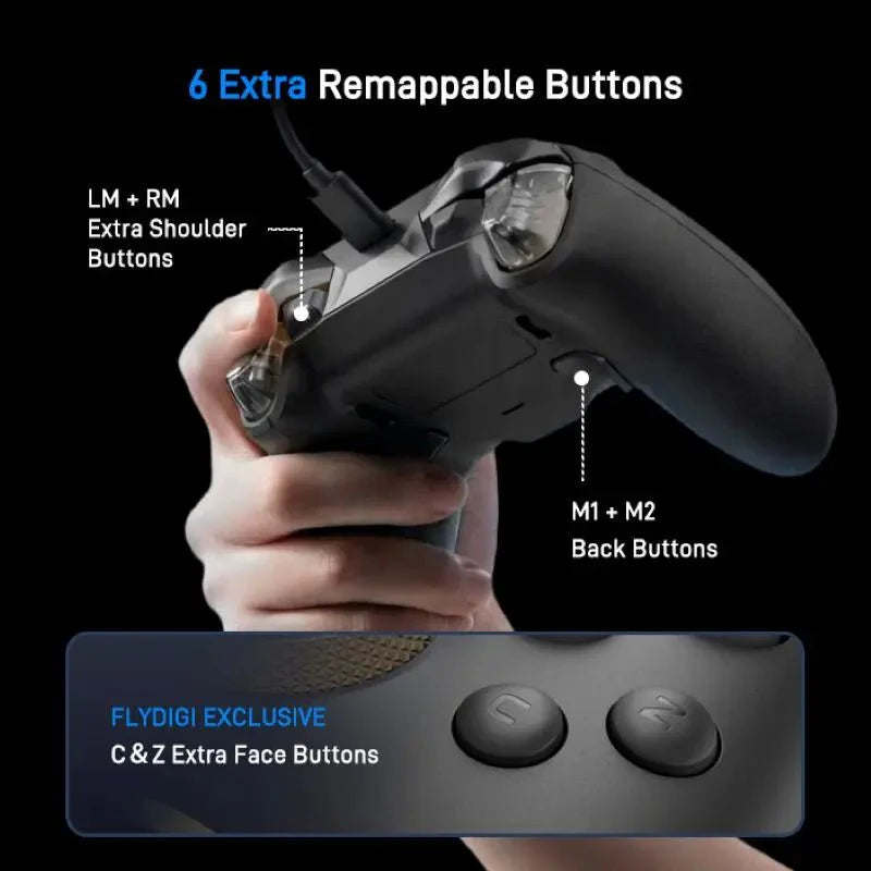 Vader 5S Wired Gaming Controller – Xbox & PC, Flight Joystick, RGB Lighting, Programmable Buttons, Adj. Triggers - GiftWave.co