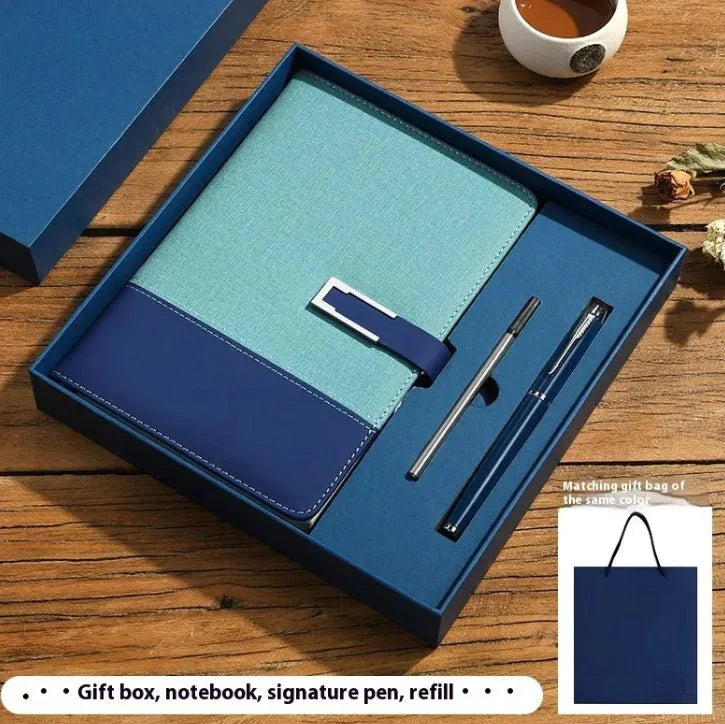 Business Thickening Notebook Soft Leather High-grade Gift Set — View 22