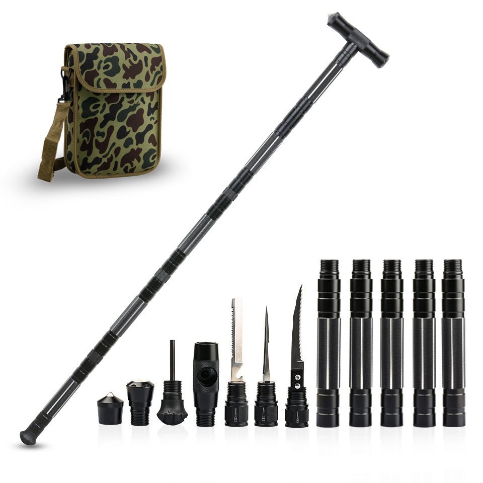 Multifunctional Survival Hiking Pole | The All - in - One Trail Companion - GiftWave.co