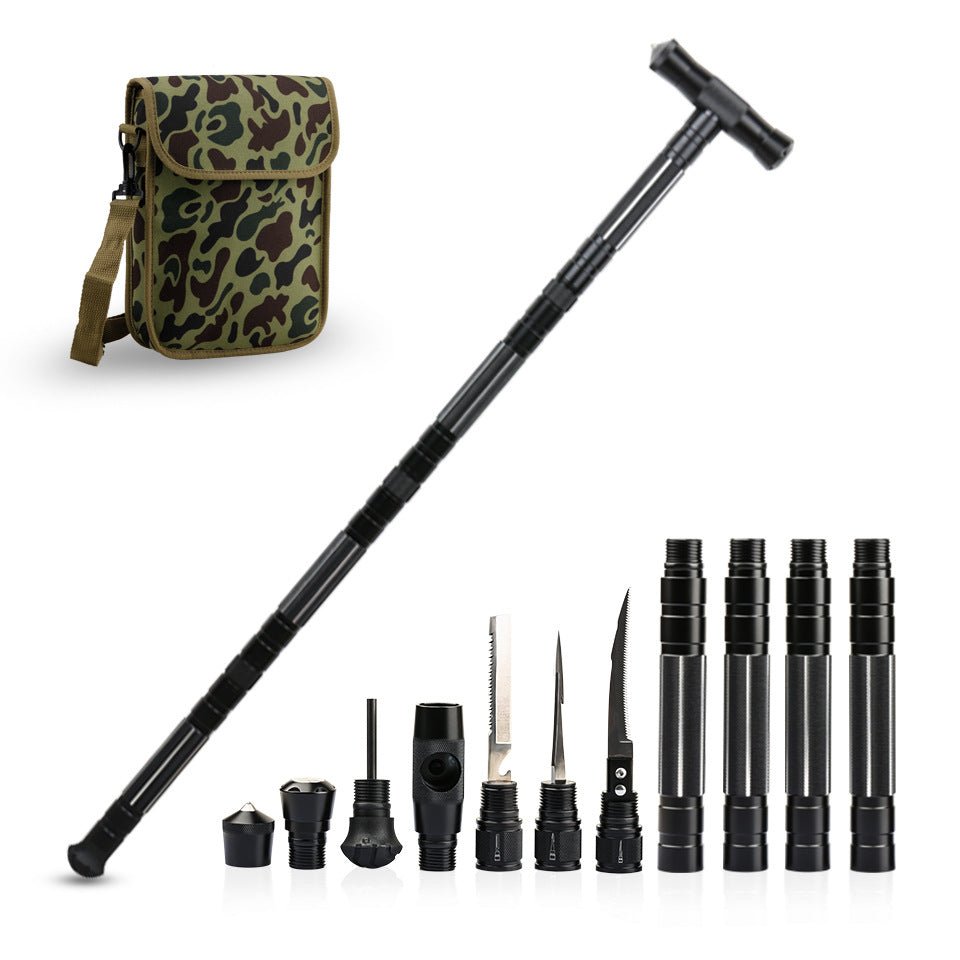 Multifunctional Survival Hiking Pole | The All - in - One Trail Companion - GiftWave.co