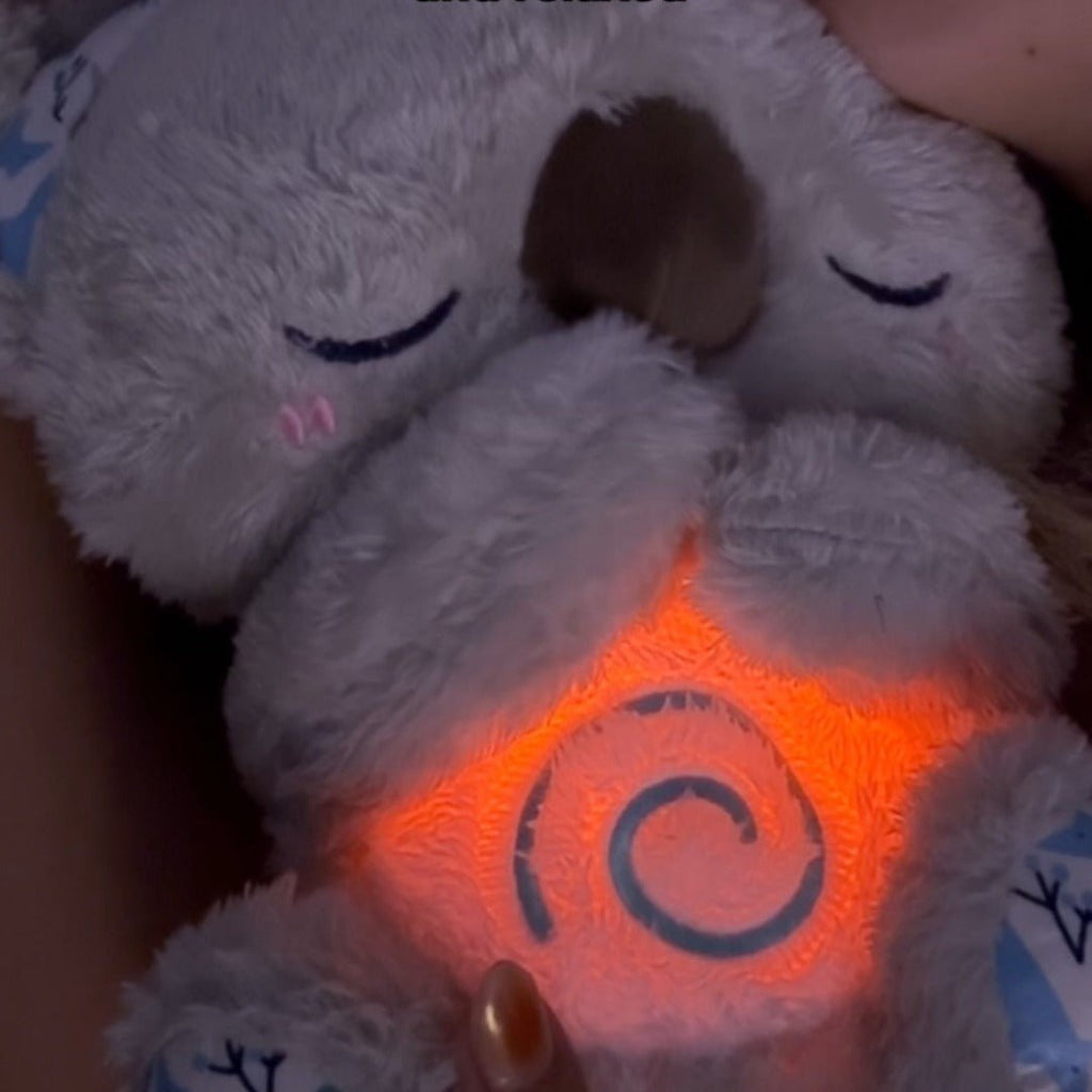 Calming Koala Breathing Toy – Anxiety Relief Plush with Music Lights Rhy... — View 8