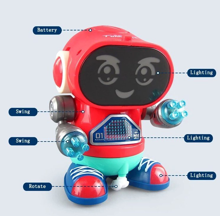 RhythmicJoy Kids Dancing Groove Robot - GiftWave.co