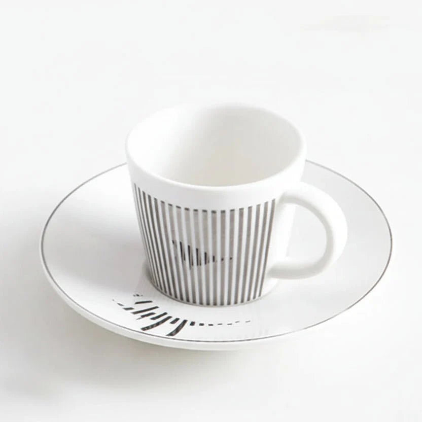Luycho Anamorphic Mirror Reflection Cup | Locomotion Series Coffee & Tea Set - GiftWave.co
