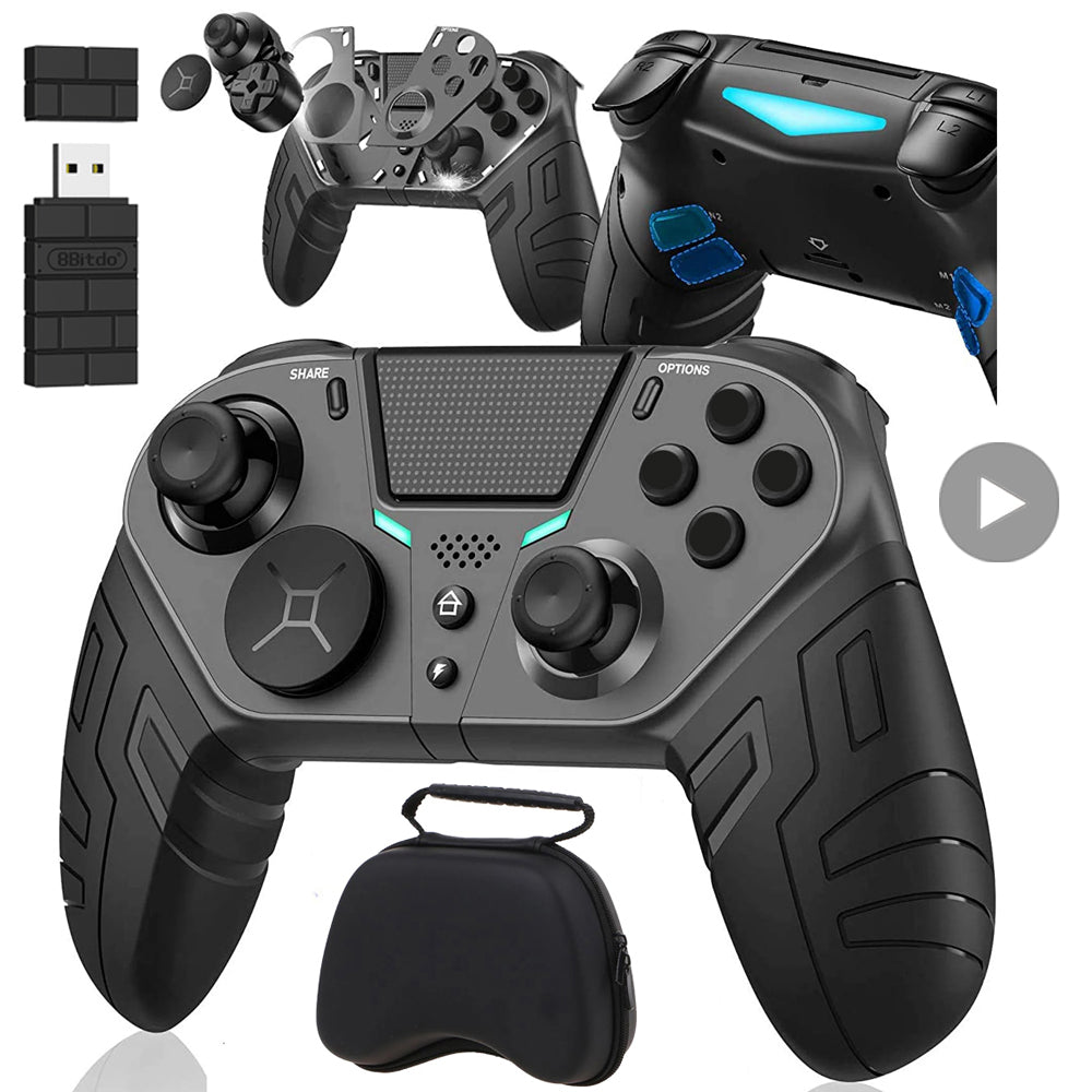 TurboGrip Wireless Gaming Controller Hall Effect Anti - Drift 4 Paddles PS4 PS5 PC Switch Android iOS - GiftWave.co