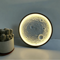 Creative Moon Shadow Wall Lamp LED Indoor Lighting Fixture — Gift Idea