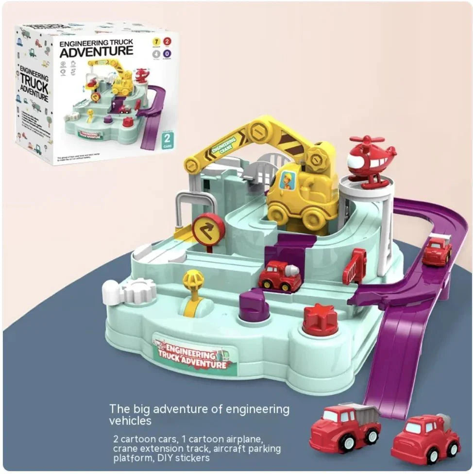 Children's Adventure Train Set Toy for Car Entrance — View 10