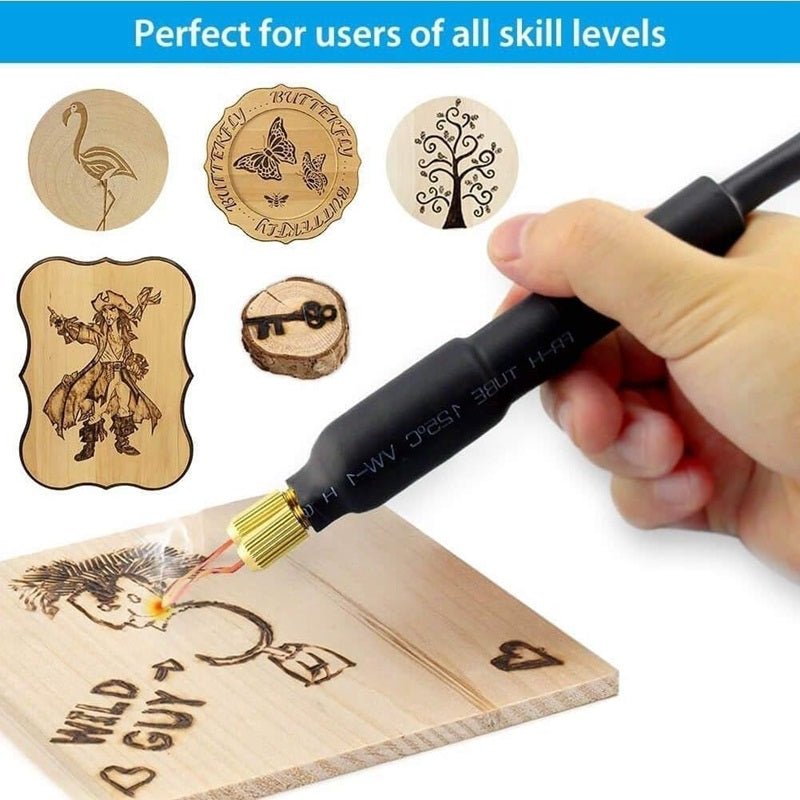 PyroMaster - Professional Wood Burning Kit for Artists and Crafters - Best Wood Burning Tool - GiftWave.co