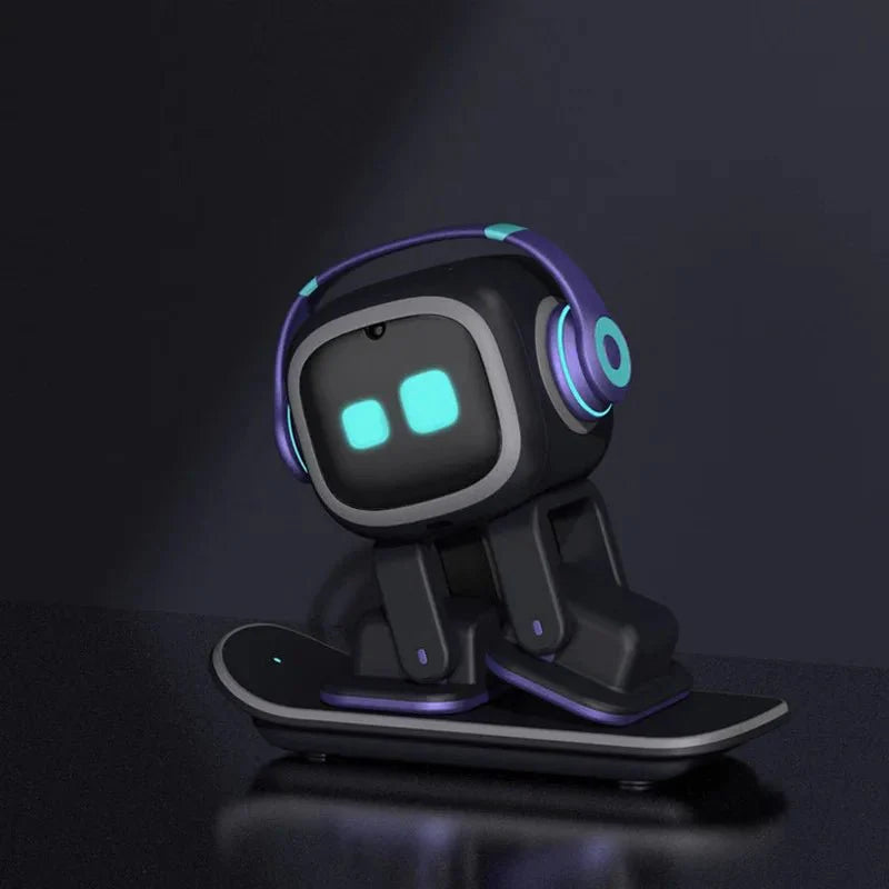 Emo AI Robot Pet Desktop Companion ChatGPT Voice Control 1000+ Expressio... — Gift Idea