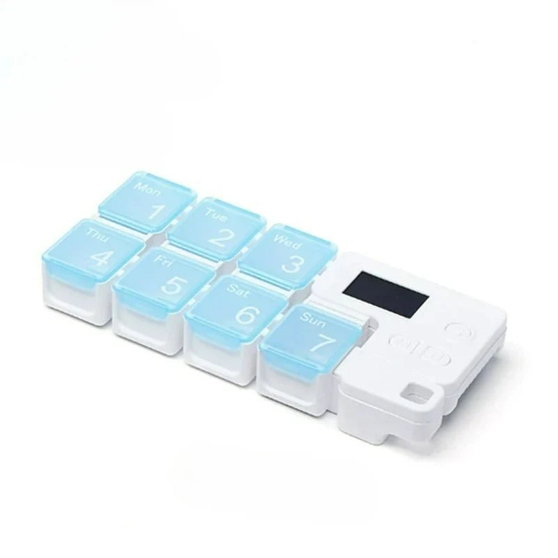 7-Day Smart Pill Box – Bluetooth Medication Organizer, LED Reminder Alar... — View 9