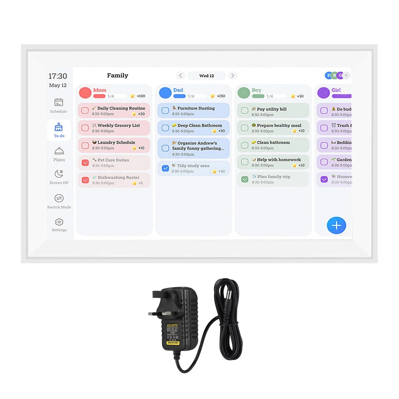 SmartHub 15.6 - Inch Digital Family Calendar | The 2026 Home Command Center - GiftWave.co