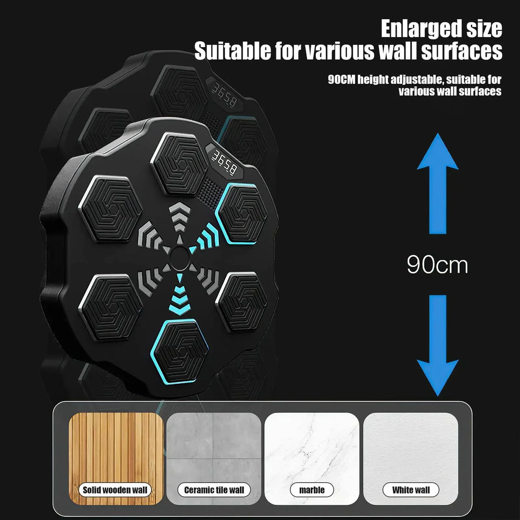RhythmStrike: LED Music Boxing Machine with Gloves - GiftWave.co