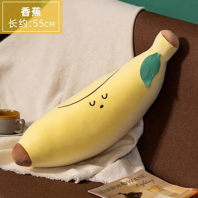 Cute Fruit & Veggie Kawai Plush Pillow – Soft & Adorable Stuffed Toy! — View 8