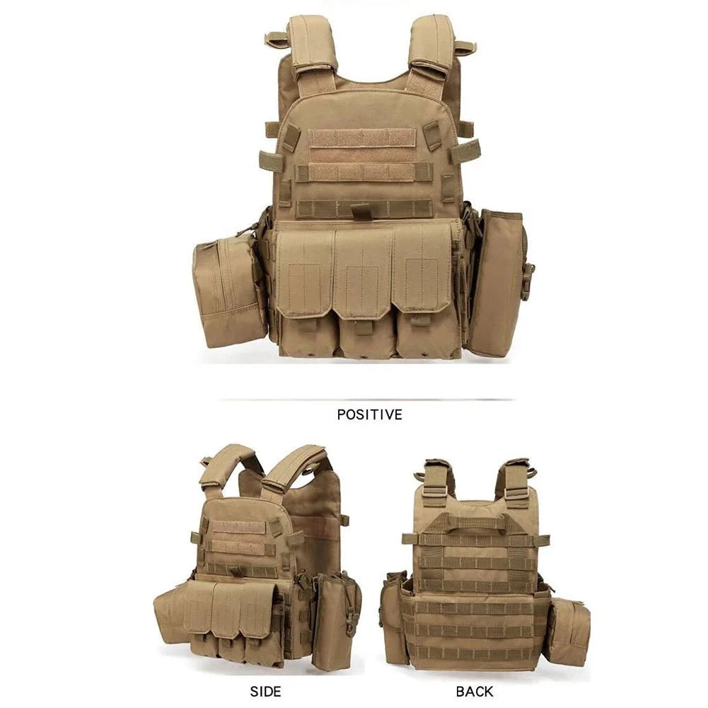 TitanStrike Tactical Modular Vest | Professional Hunting & Airsoft Combat Carrier - GiftWave.co
