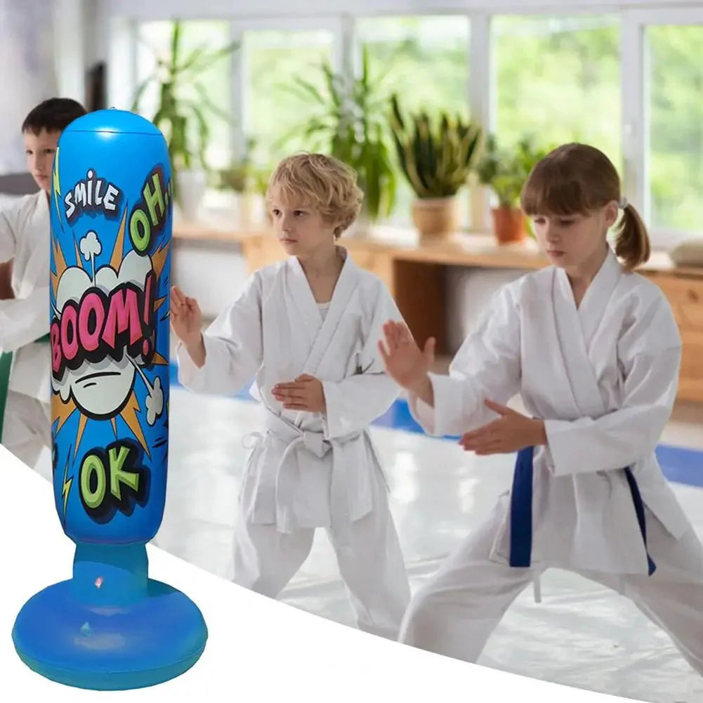 StrikeZone Inflatable Punching Bag – 1.25M Boxing Bag, Stress Relief & Training for Adults & Kids - GiftWave.co