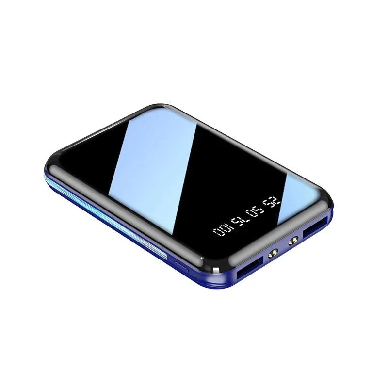Ultra Mini Power Bank - High-Capacity Portable Charger with Mirror Screen — View 10