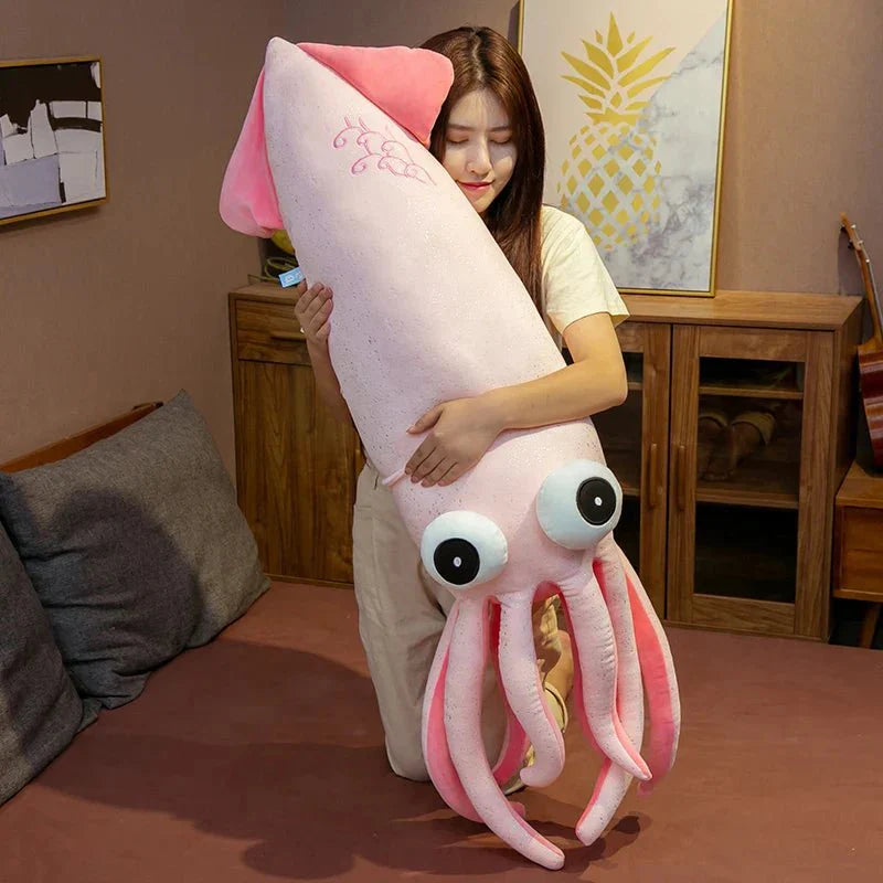 Big Eyes Plush Squid Toy — View 3