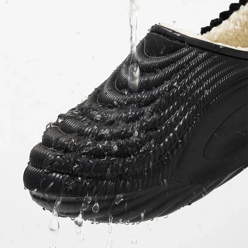 CloudWalk: Waterproof Winter Slides - Plush-Lined EVA Thick-Bottom Slippers — View 3