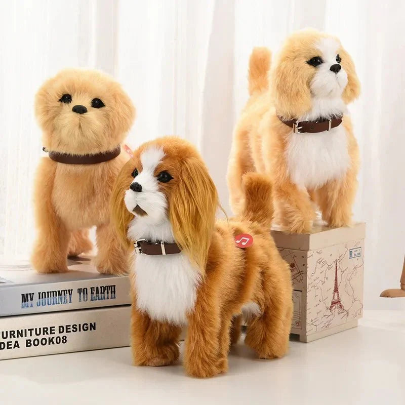 Electric Pet Dog: Voice-Control & Touch-Activated Interactive Plush Robot — Gift Idea