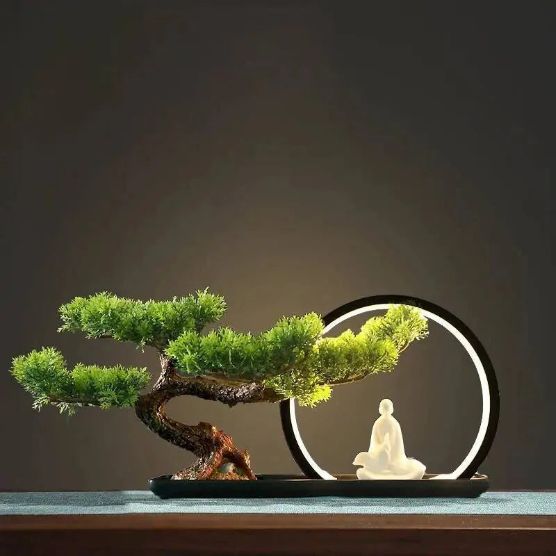 Luminous LED Artificial Bonsai Tree – Smart Interior Landscape & Living Room Decor - GiftWave.co
