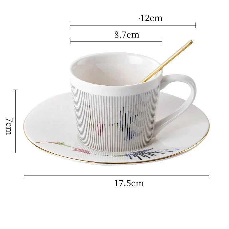 Luycho Anamorphic Mirror Reflection Cup | Locomotion Series Coffee & Tea Set - GiftWave.co
