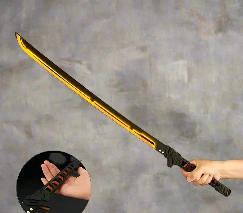 NeoBlade: 80cm Cyberpunk Luminous Toy Katana - GiftWave.co