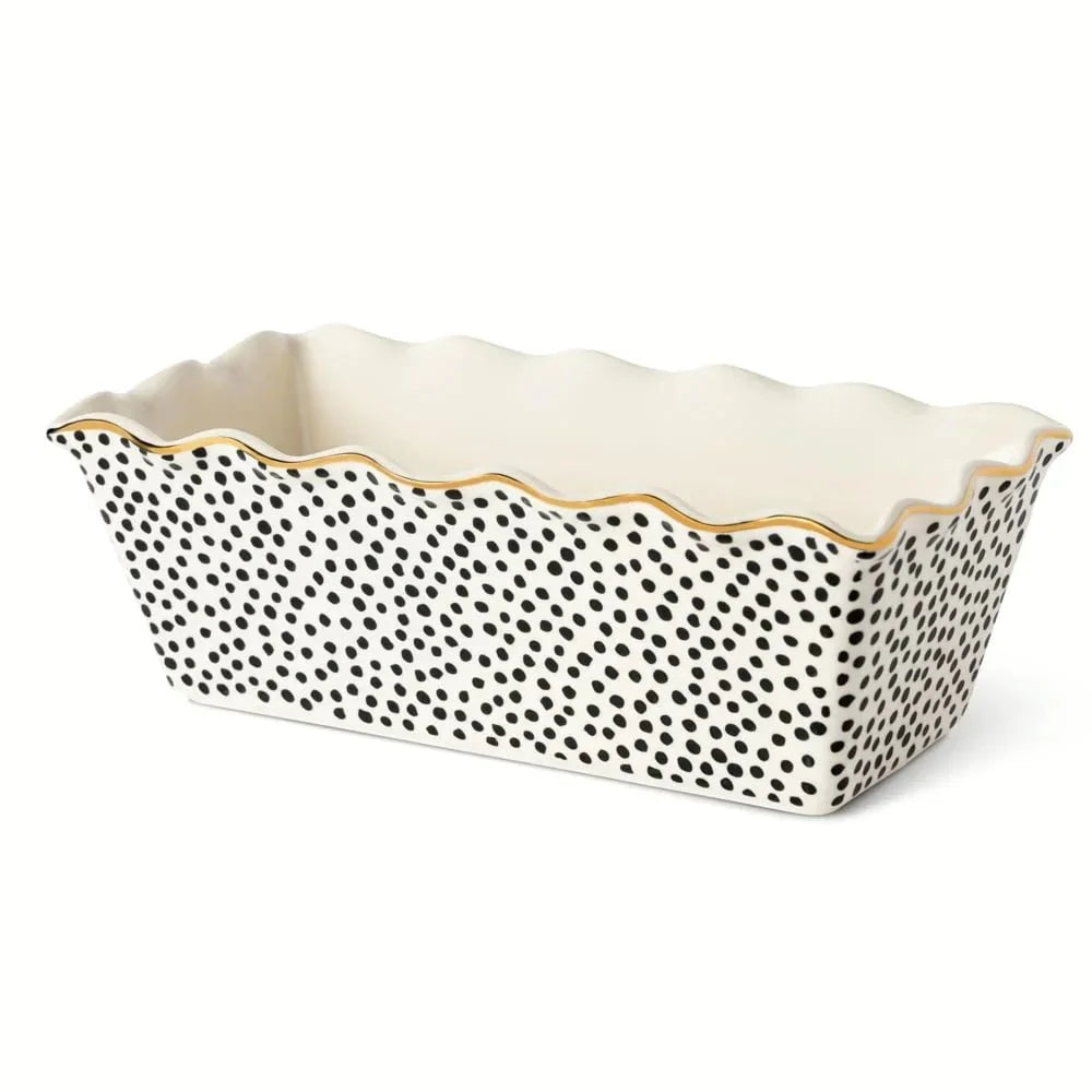 ArtisanBake 9-Inch Nonstick Ceramic Loaf Pan | Professional Dot Pattern ... — View 2