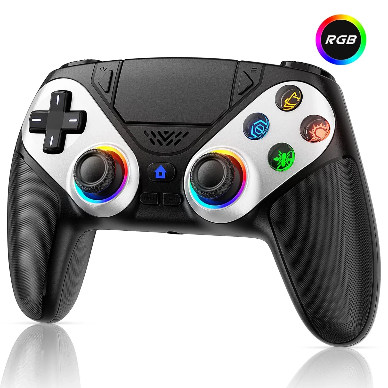 Wireless PS5 Controller – Hall Effect Triggers & Joysticks, RGB Lighting, Turbo, Programmable Buttons, PS5/PC - GiftWave.co